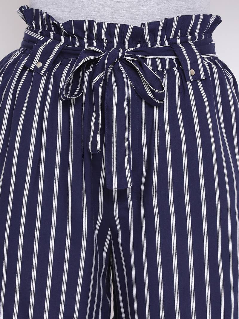 Stripe Captain Women Shorts