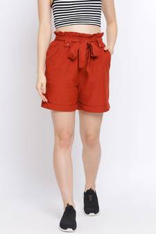 Rust Symphony Women Shorts