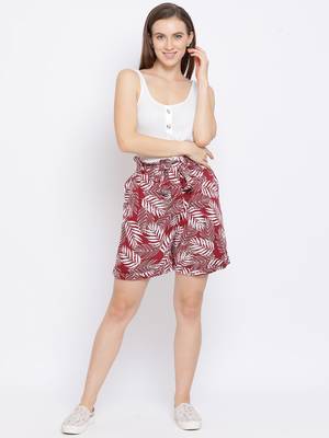 Tropical Branch Women Shorts 2