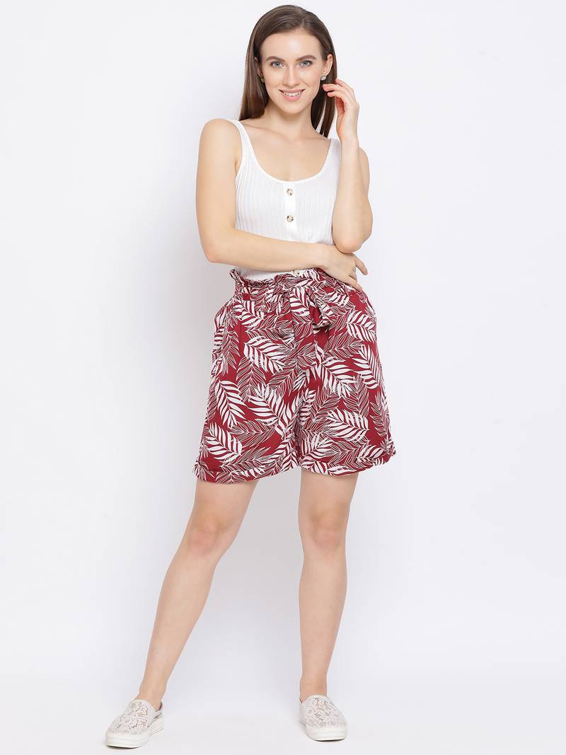 Tropical Branch Women Shorts