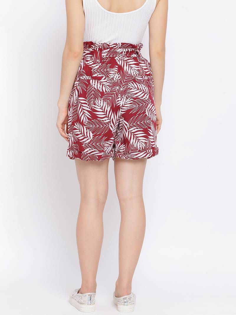 Tropical Branch Women Shorts