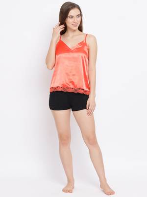 Finora Satin Nightwear Women Satin Cami 2