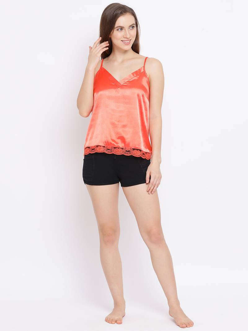 Finora Satin Nightwear Women Satin Cami