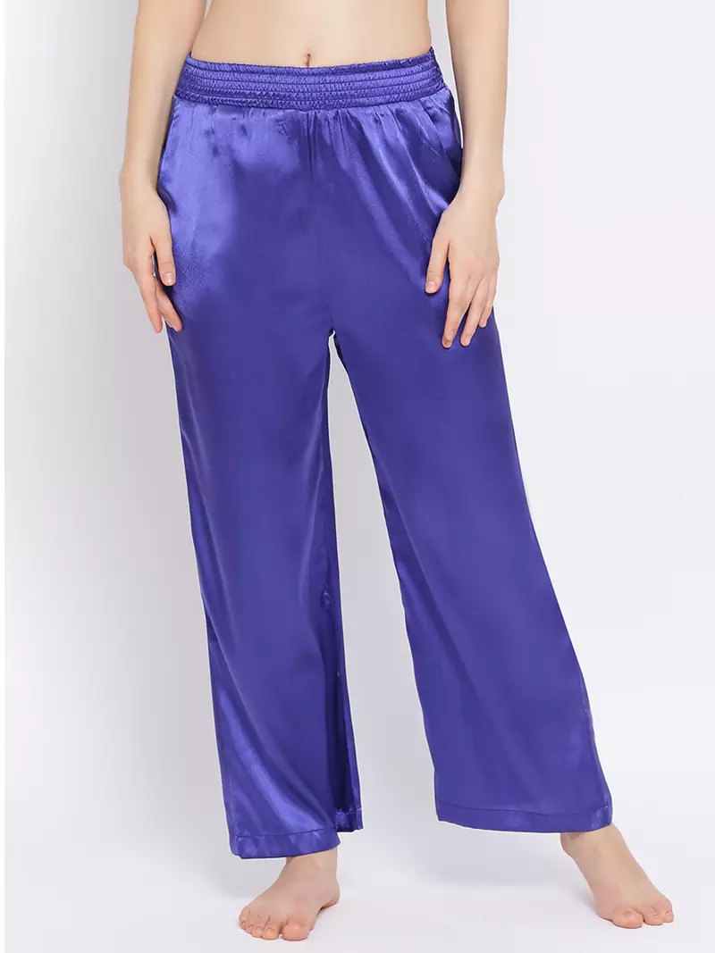 Ocean Depth Satin Nightwear Women Pajama