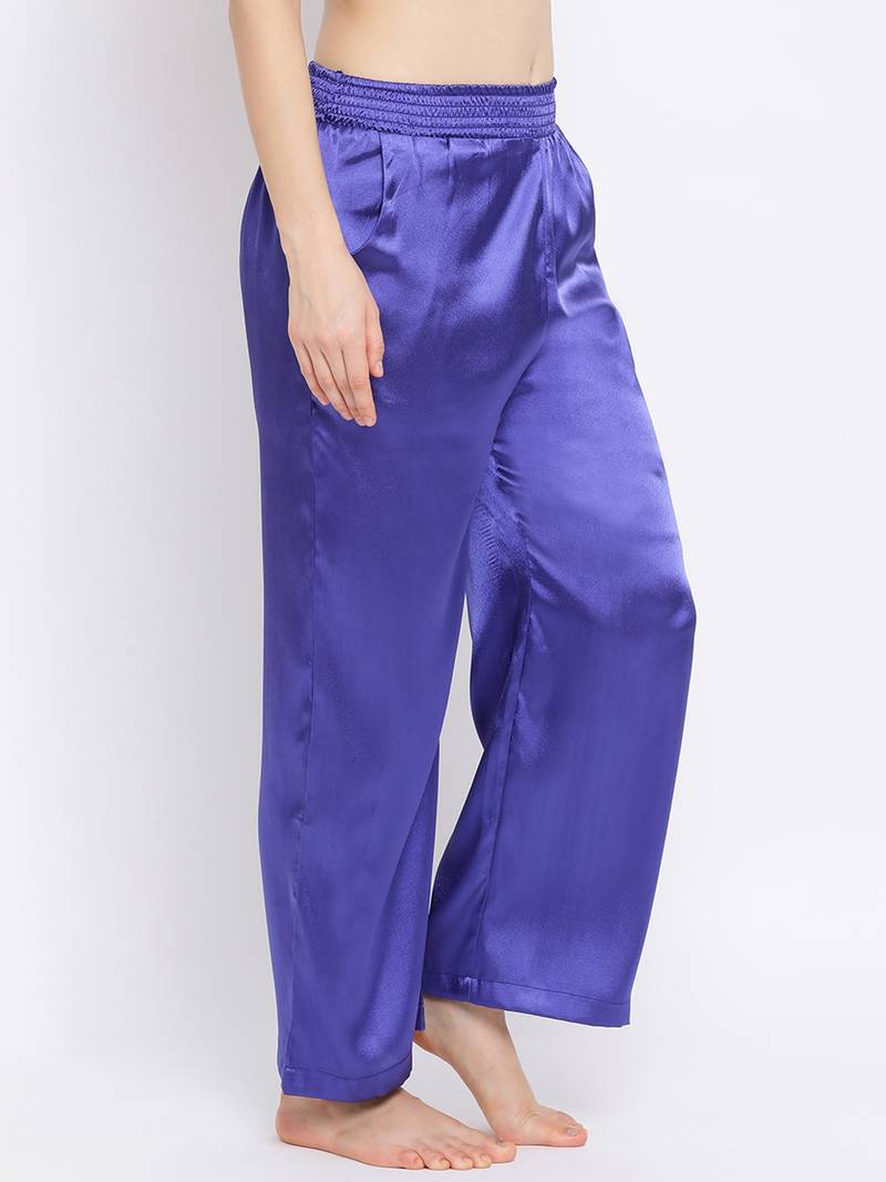 Ocean Depth Satin Nightwear Women Pajama