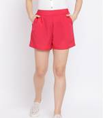 Fuschia Lin Women Shorts