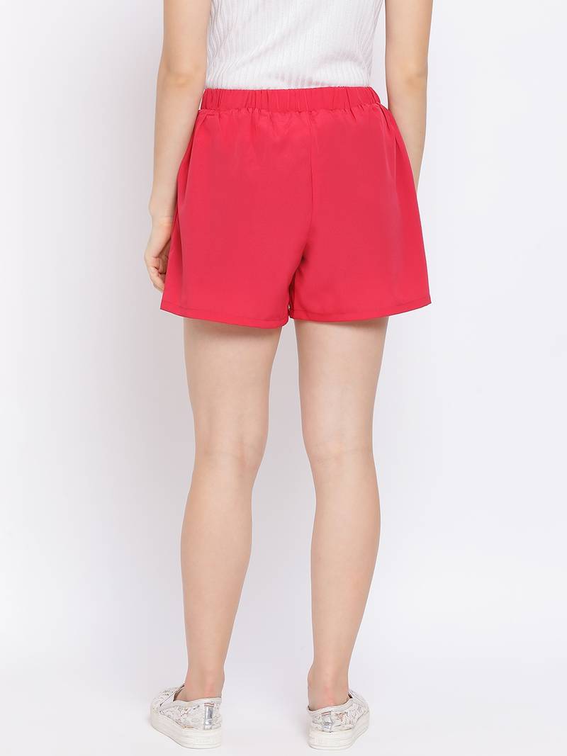 Fuschia Lin Women Shorts