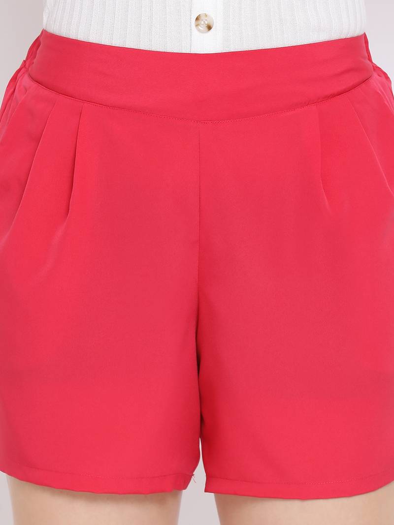 Fuschia Lin Women Shorts