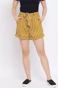 Stripe Boho Women Shorts