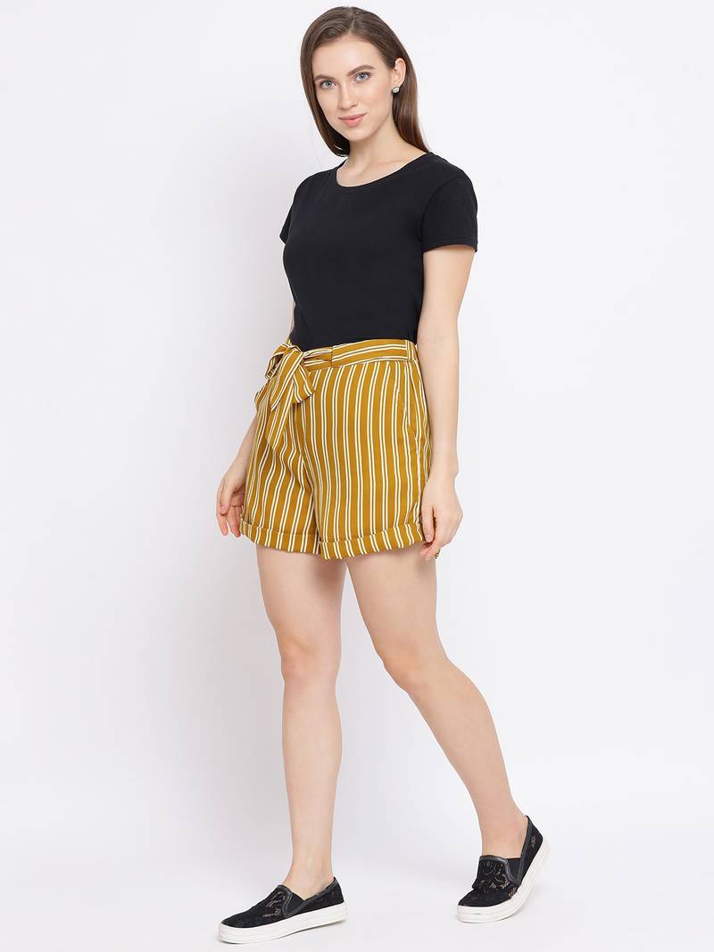 Stripe Boho Women Shorts
