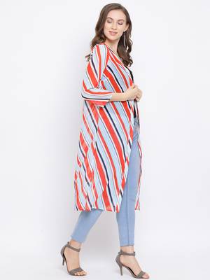 Stripe Melody Women Shrug 3