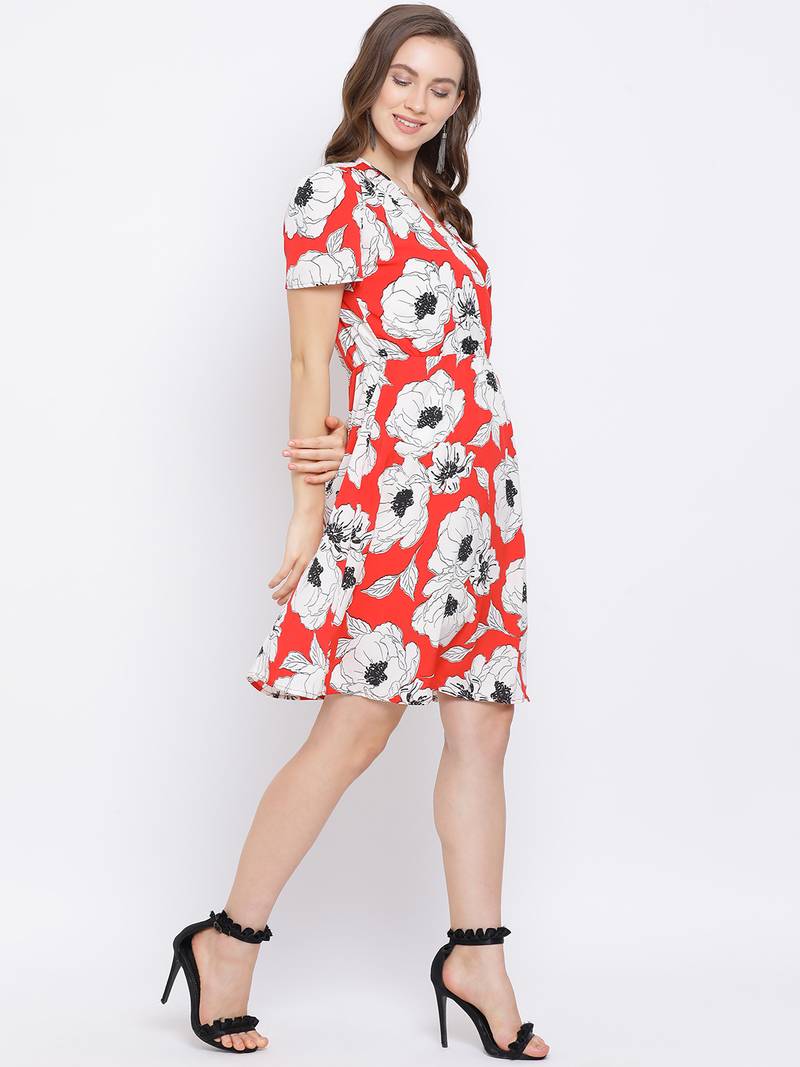 Floral Meron Women Dress