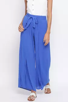 Ocean Shine Slit Women Palazzo Pant