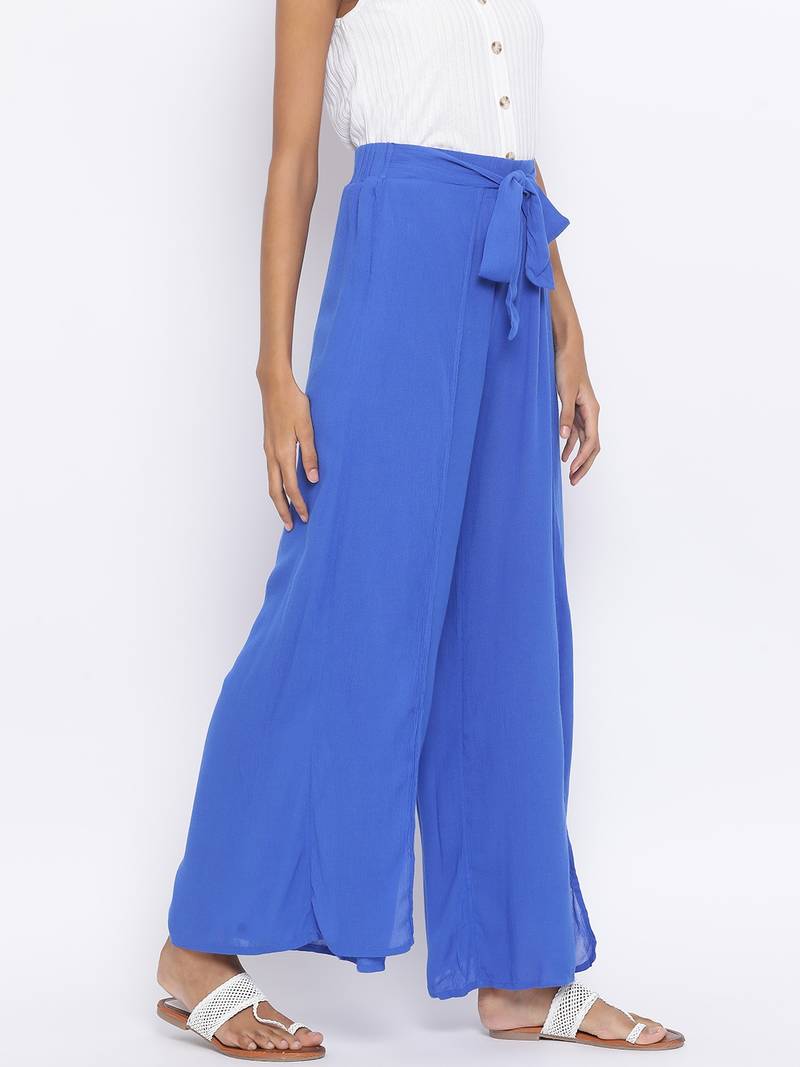 Ocean Shine Slit Women Palazzo Pant