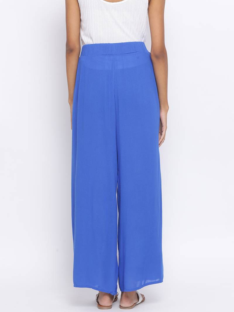 Ocean Shine Slit Women Palazzo Pant