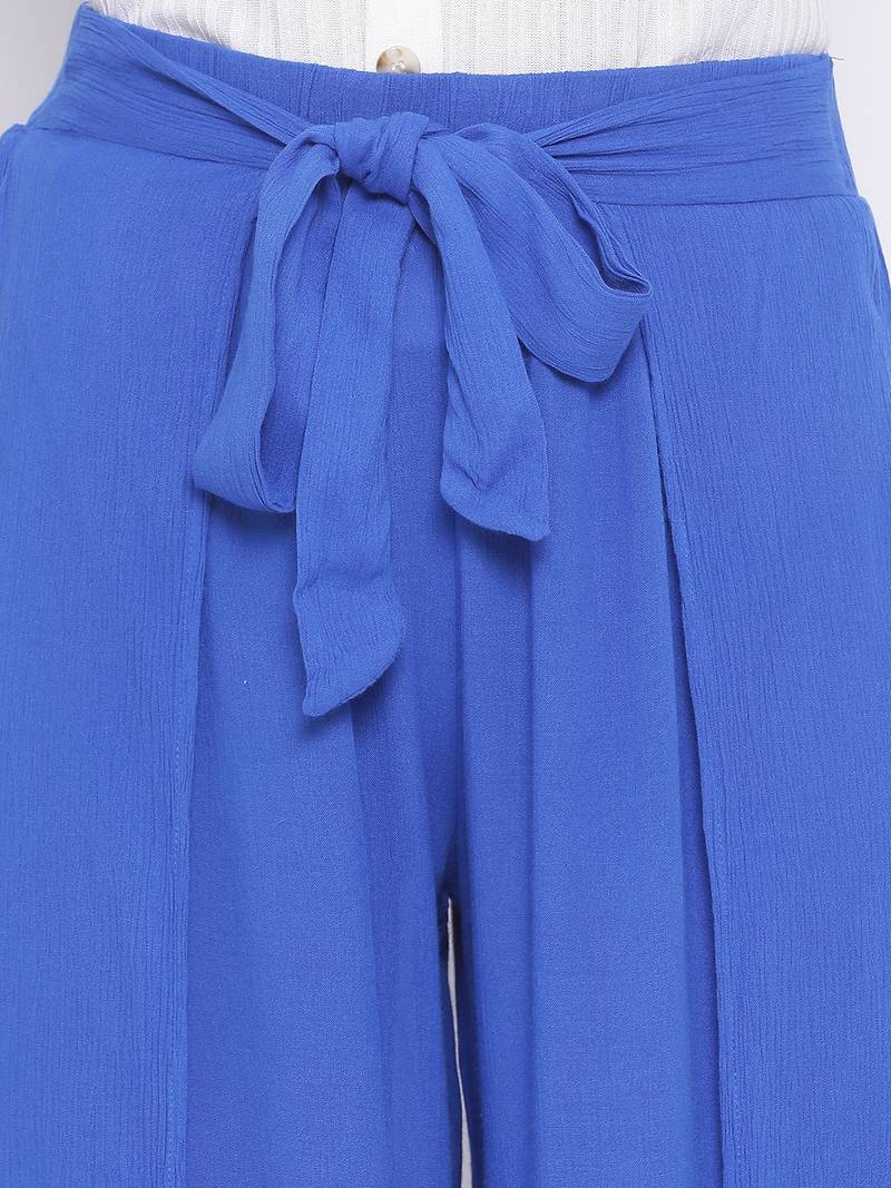 Ocean Shine Slit Women Palazzo Pant