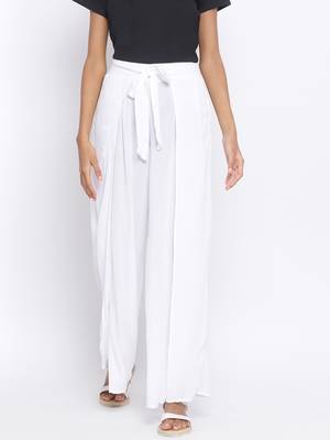 Pearl Bound Slit Women Palazzo Pant 1