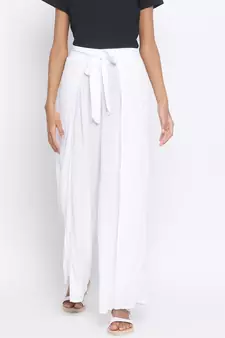 Pearl Bound Slit Women Palazzo Pant