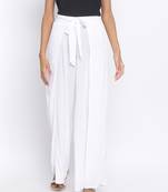 Pearl Bound Slit Women Palazzo Pant
