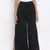 Black Collusion Slit Women Palazzo Pant