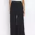 Black Collusion Slit Women Palazzo Pant