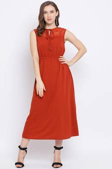Rust Samara Women Dress
