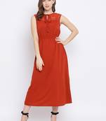 Rust Samara Women Dress