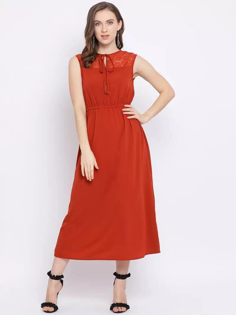 Rust Samara Women Dress