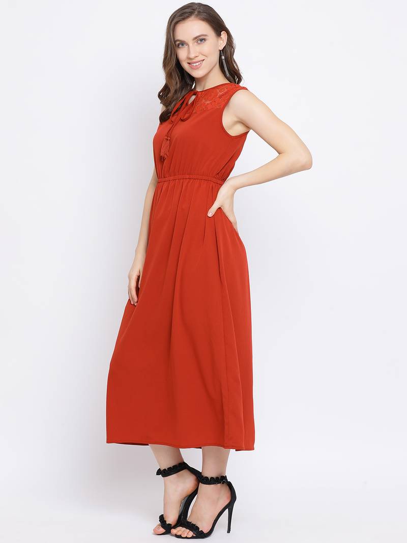 Rust Samara Women Dress