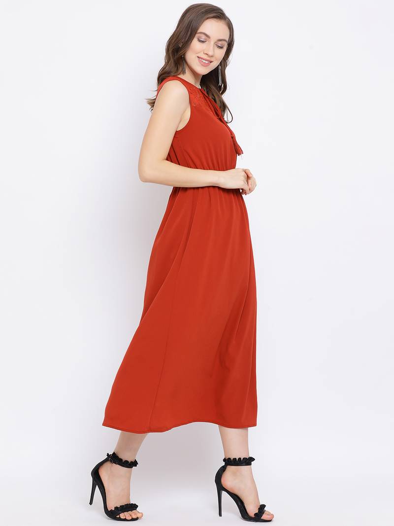 Rust Samara Women Dress