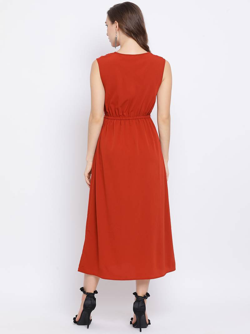 Rust Samara Women Dress