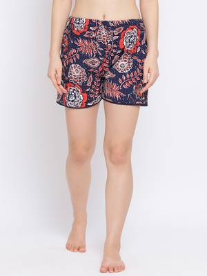 Tropical Explorer Nightwear Women Shorts 1