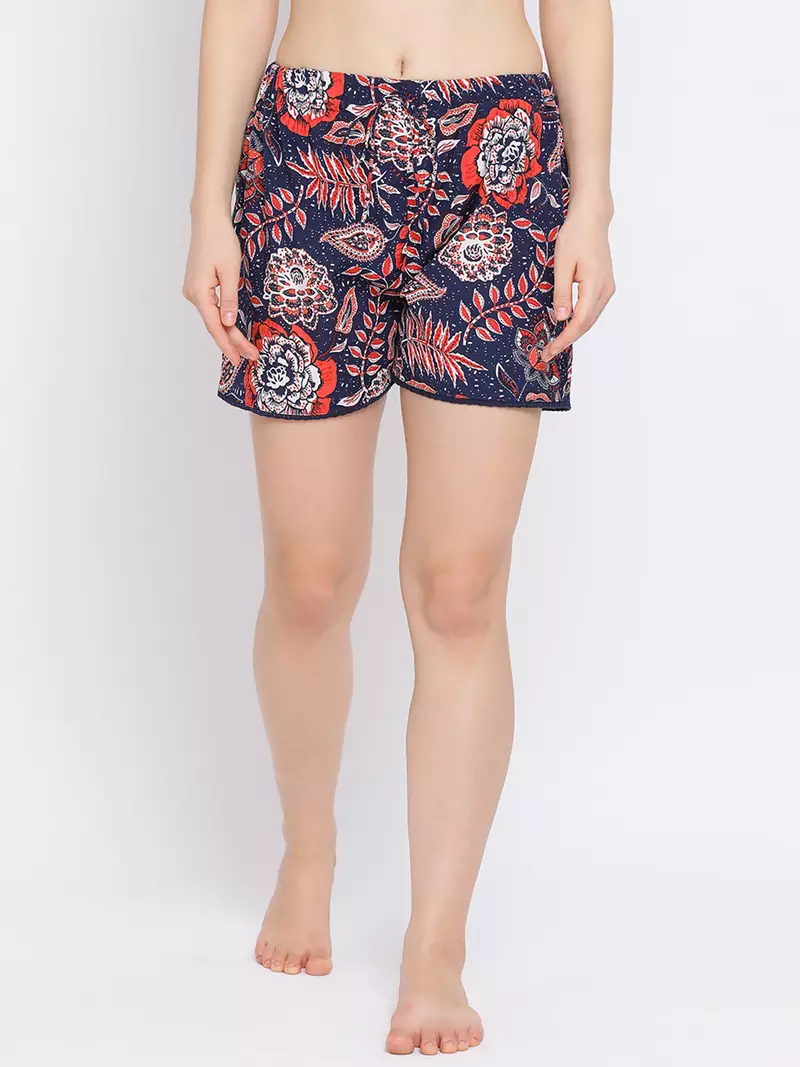 Tropical Explorer Nightwear Women Shorts