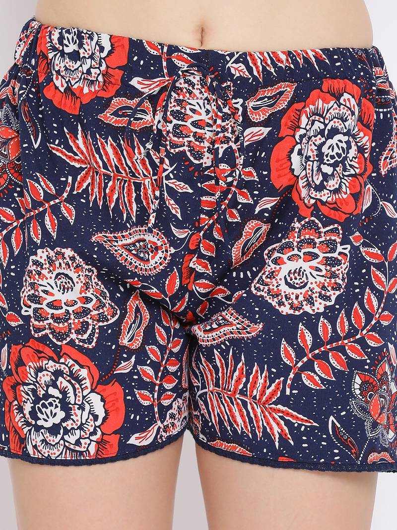 Tropical Explorer Nightwear Women Shorts