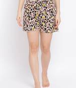 Spots Animal Rush Nightwear Women Shorts