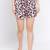 Floral Casey Nightwear Women Satin Shorts