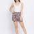 Floral Casey Nightwear Women Satin Shorts