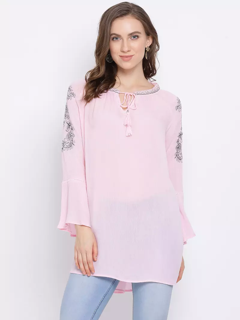 Bella Embroidered Women Top