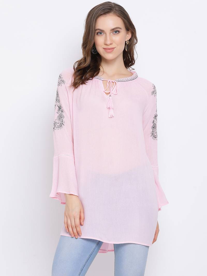 Bella Embroidered Women Top