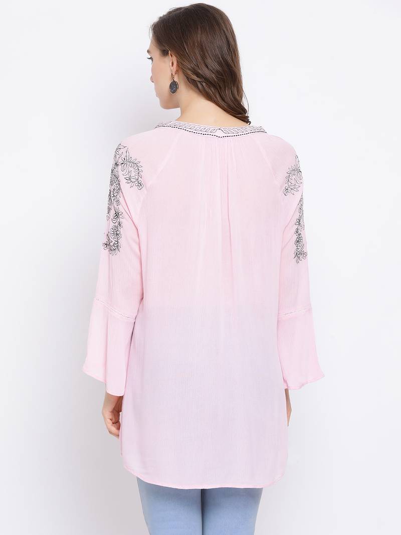 Bella Embroidered Women Top