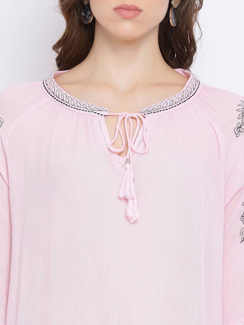 Bella Embroidered Women Top