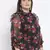 Floral Repeat Bullet Sheer Plus Size Women Top