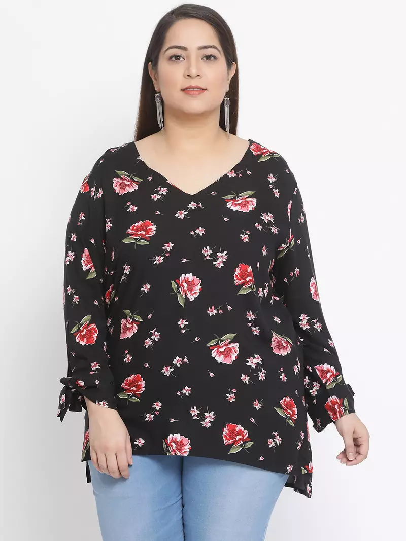 Exotic Garden Plus Size Women Top