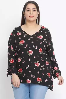 Exotic Garden Plus Size Women Top