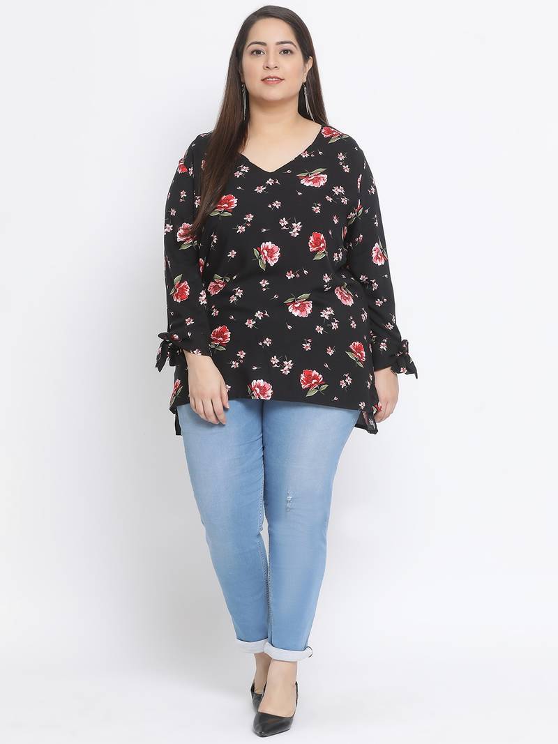 Exotic Garden Plus Size Women Top