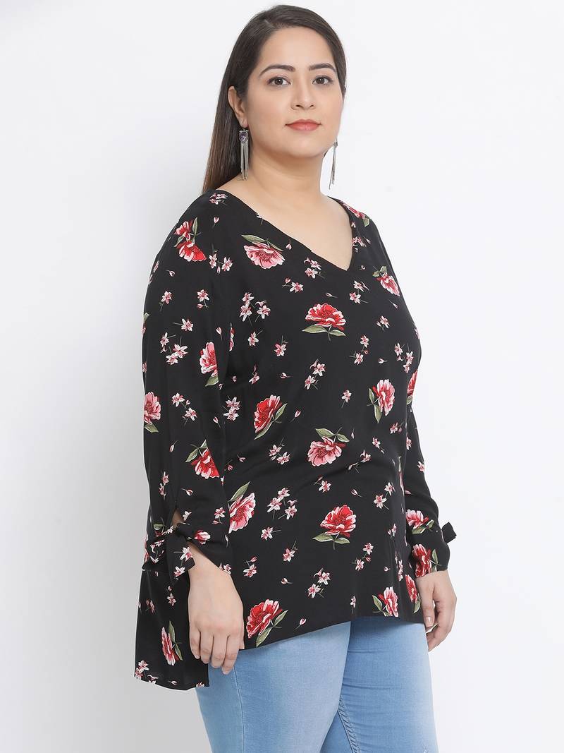 Exotic Garden Plus Size Women Top