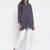 Abstract Pentalon Peplum Women Tunic