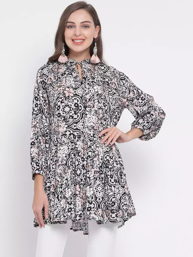 Pixelated Harmony Lisa Women Tunic