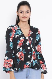 Floral Performer Women Top