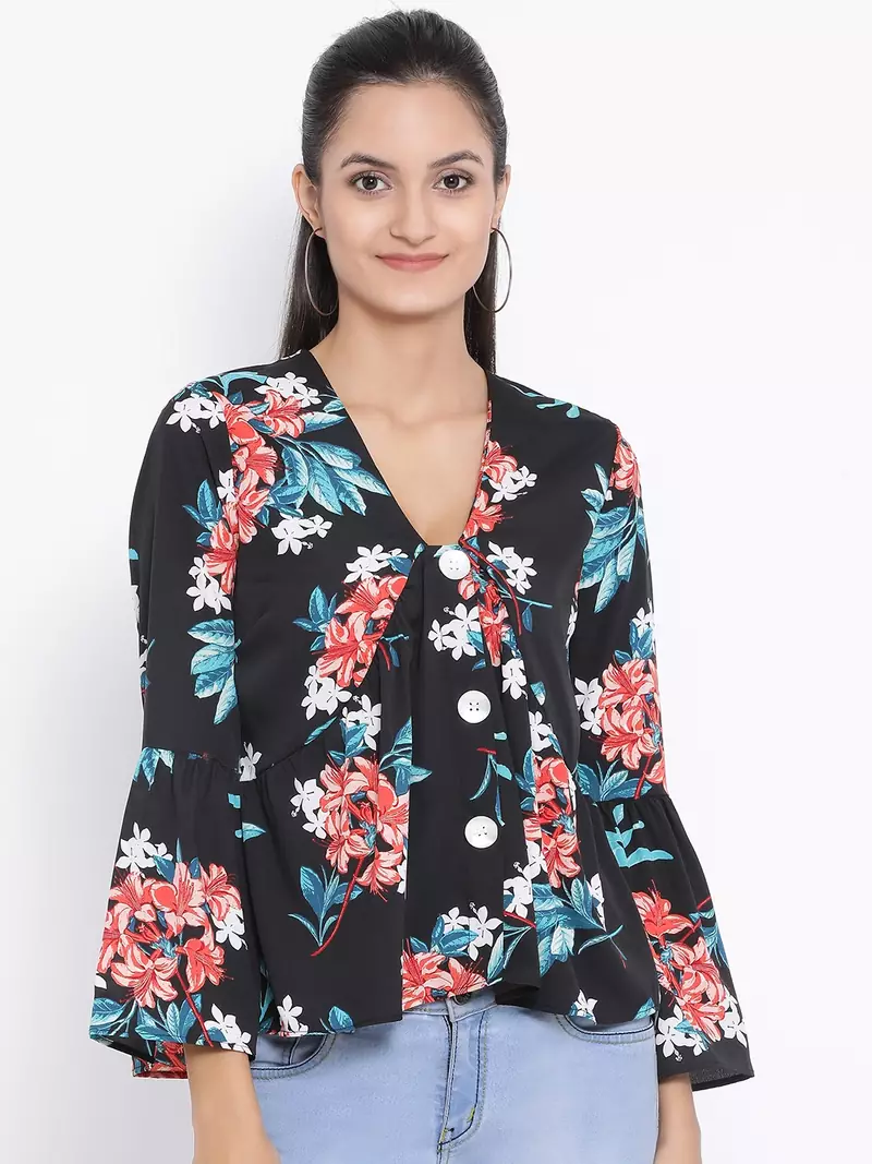 Floral Performer Women Top